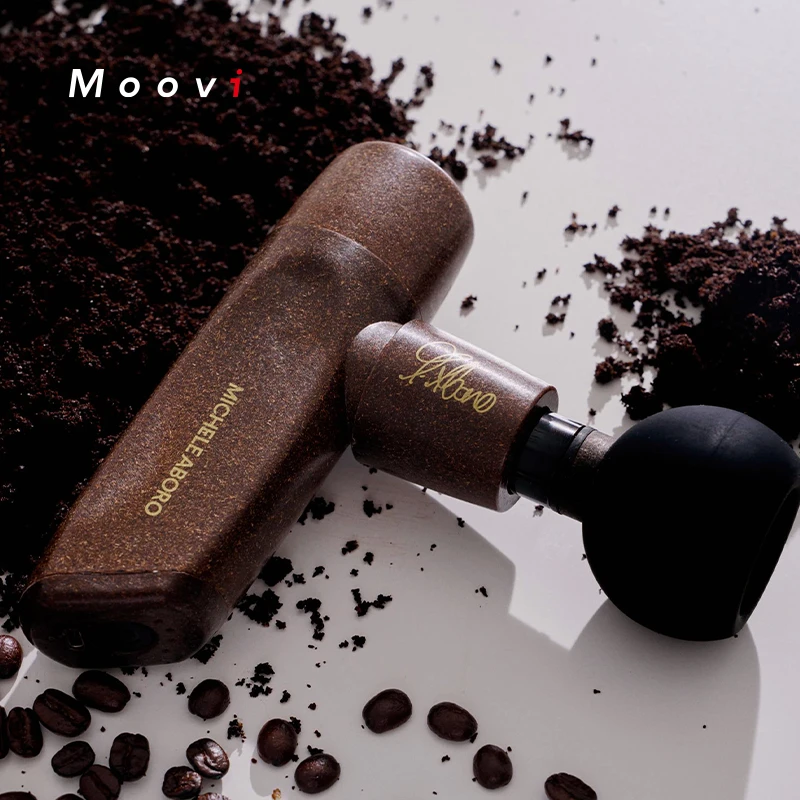 Moovi × Michele Aboro联名可持续生物基筋膜枪按摩器肌肉放松