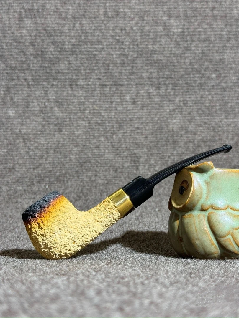 子龙烟斗 全新Barling金圈坦泡石