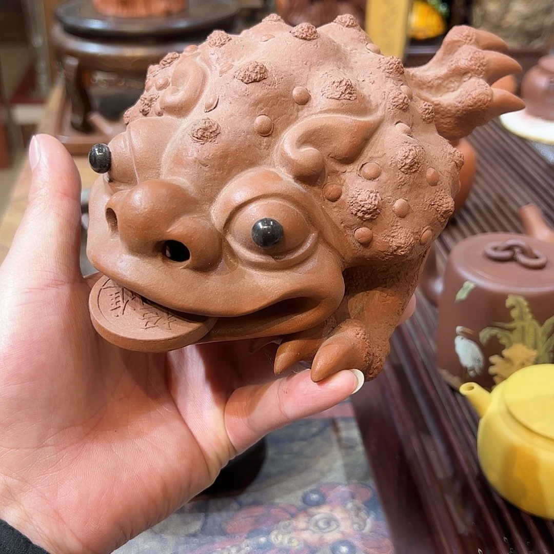 紫砂茶壶不****受精工手工制作