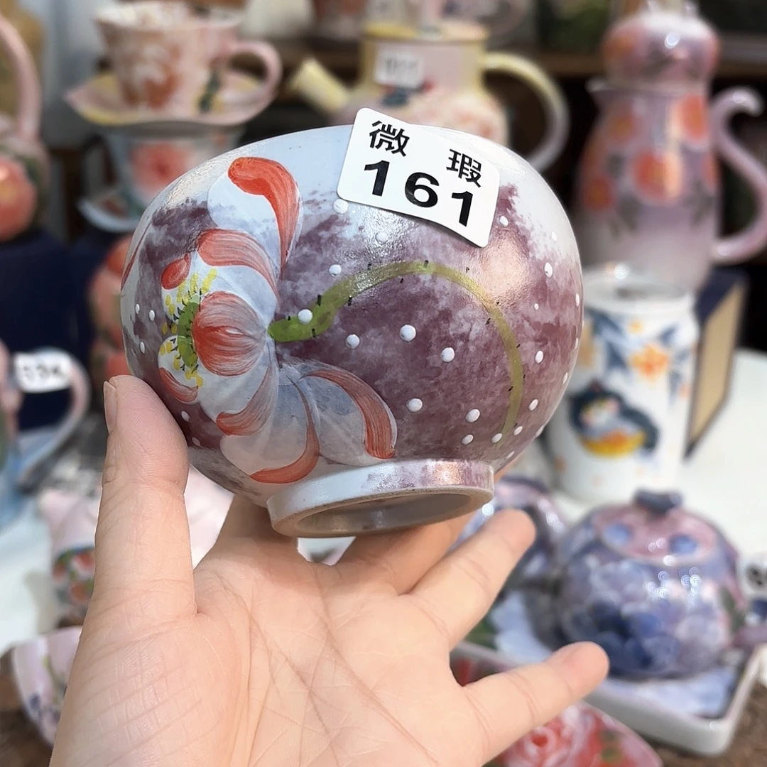 景德镇手绘高温釉下彩陶瓷茶具