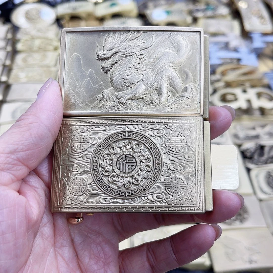 实心黄铜3.5宽自动雕刻