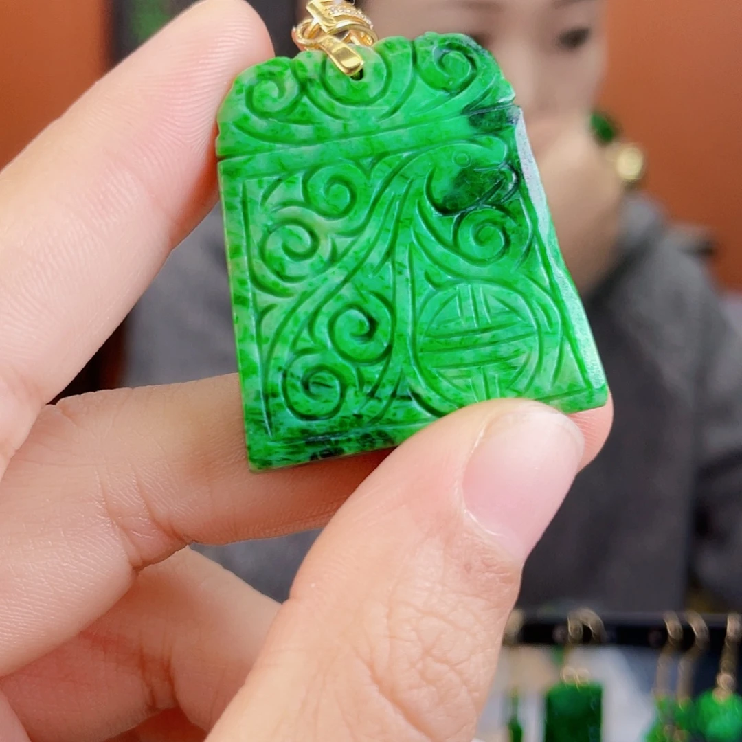 翡翠未镶嵌耳饰饰品