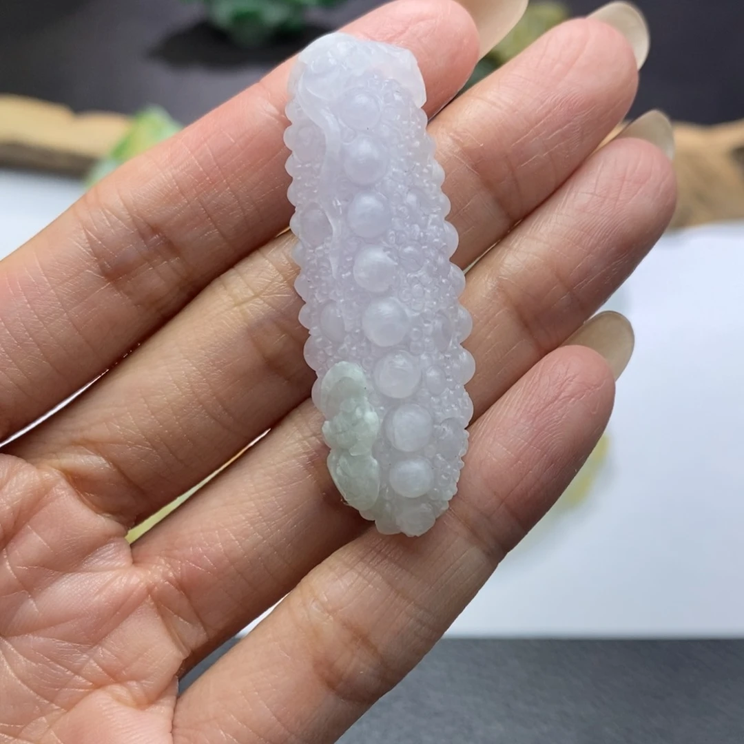 定制翡翠未镶嵌苦尽甘来