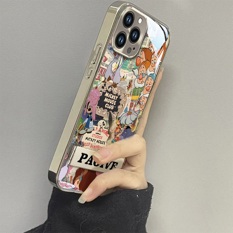 矮人适用苹果17promax手机壳iPhone16电镀玻璃15复古14新款高级感