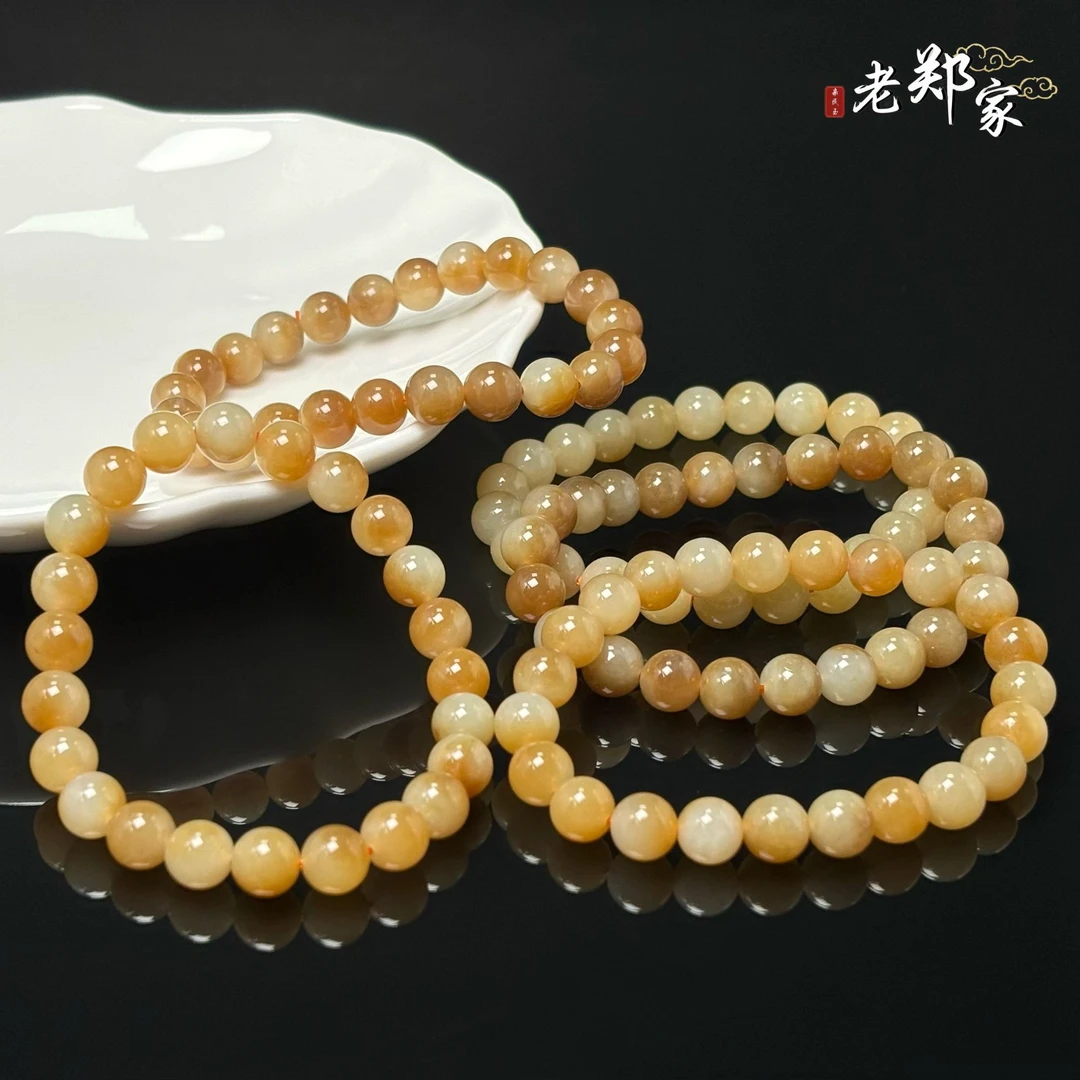 【老郑家】和田玉手串 多样性发一件 约8mm