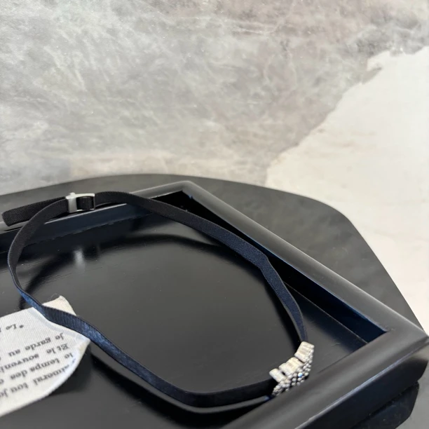 铜合金布艺项链 字母项链XL3297