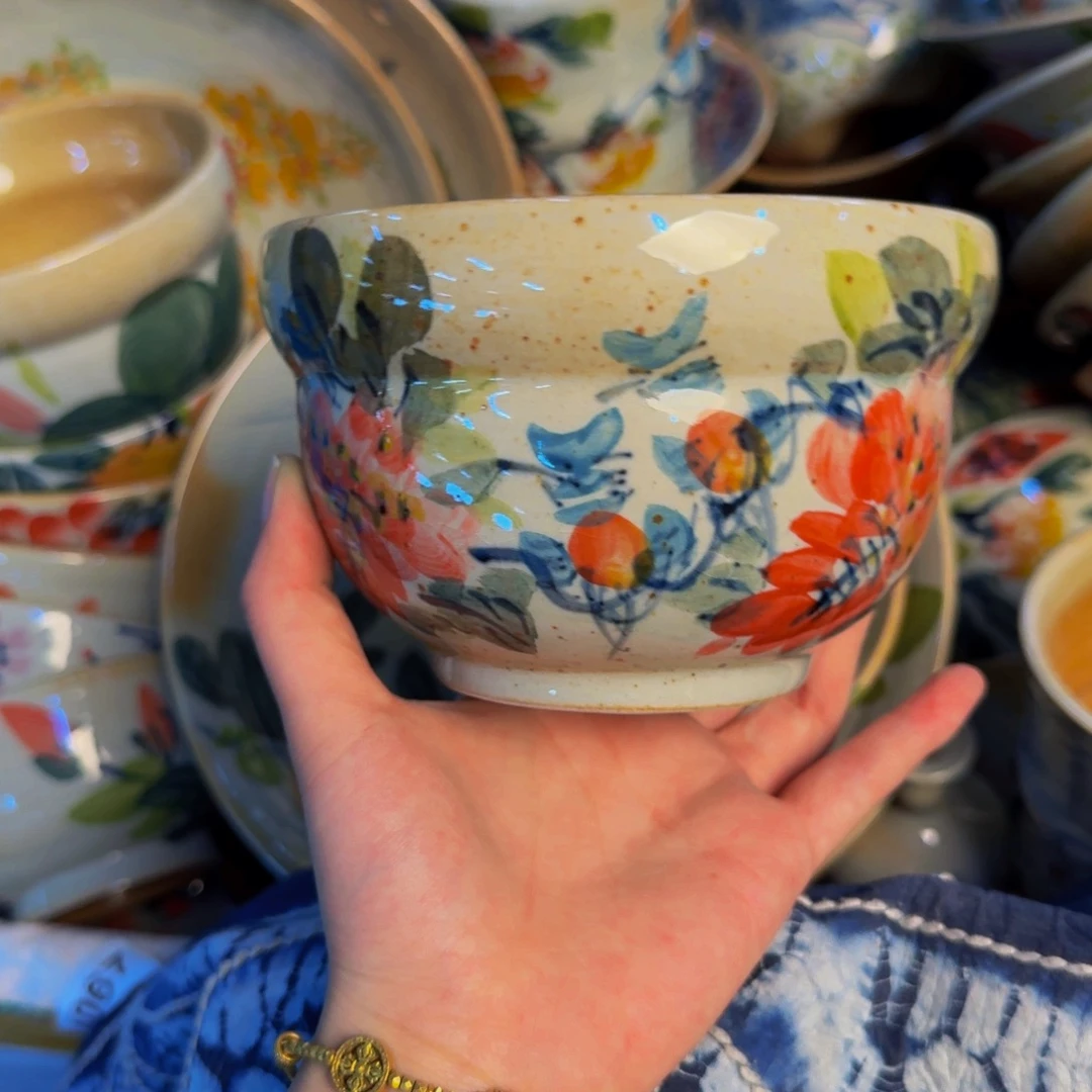 瓷片景德镇陶瓷手工手绘