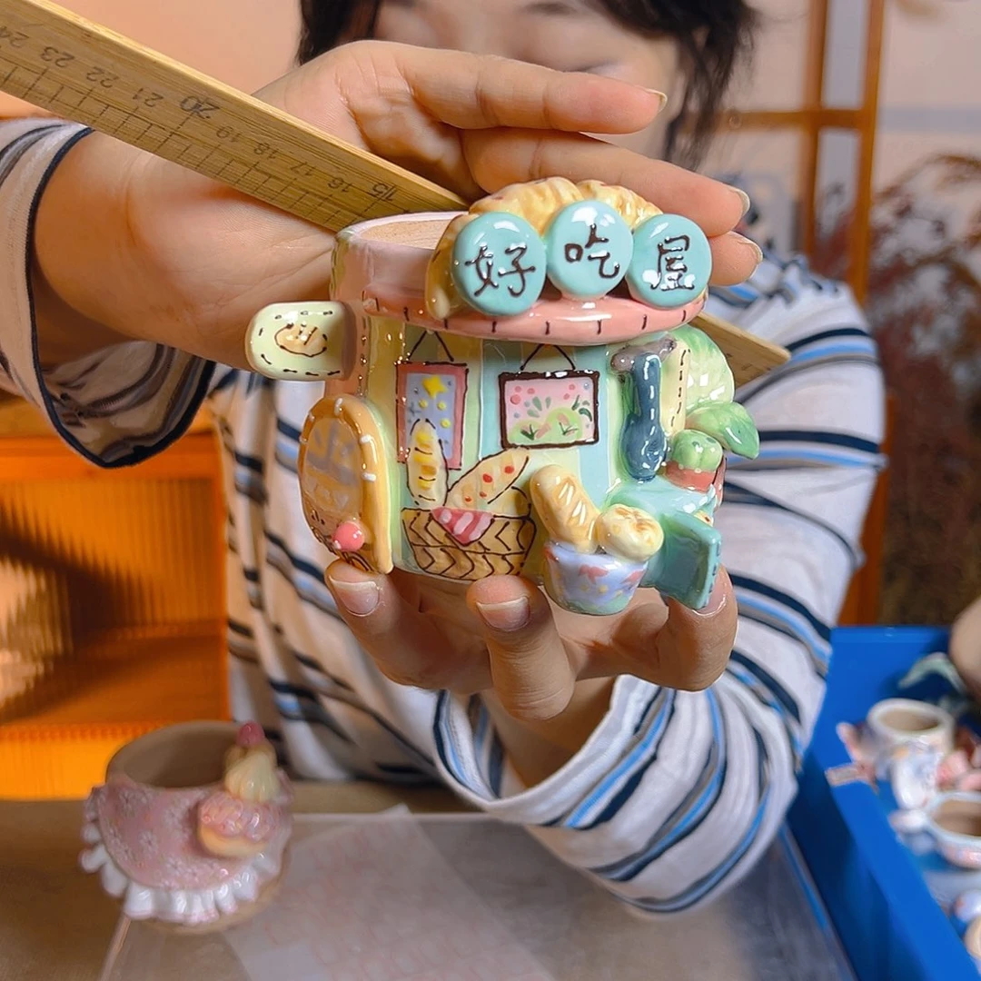 老梧家的手工多肉花盆