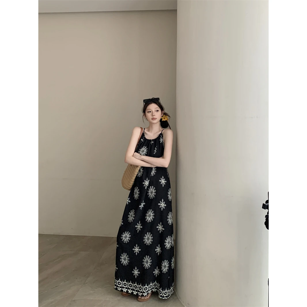 【慵懒法则】复古买手松弛感宽松连衣裙小众设计感春夏慵懒过膝