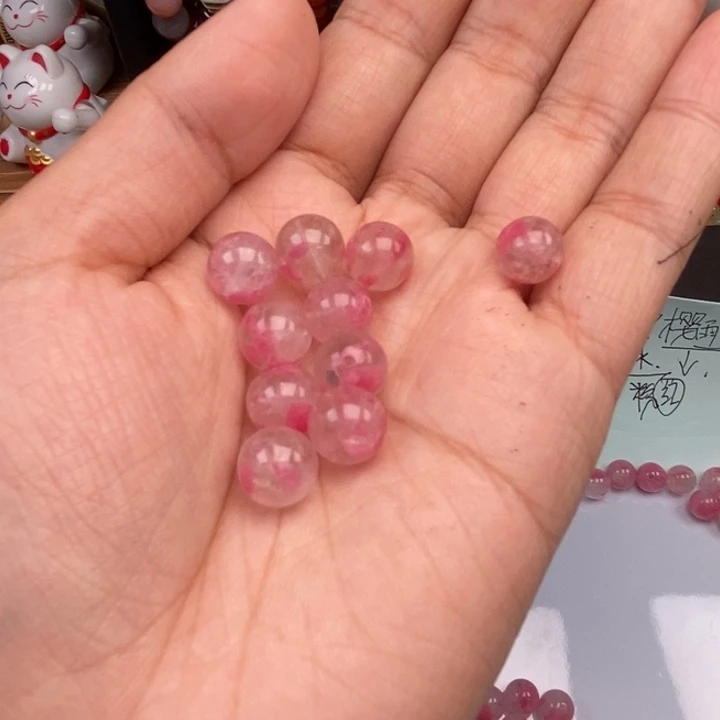 未镶嵌手链玛瑙/玉髓22个樱花雨卡9