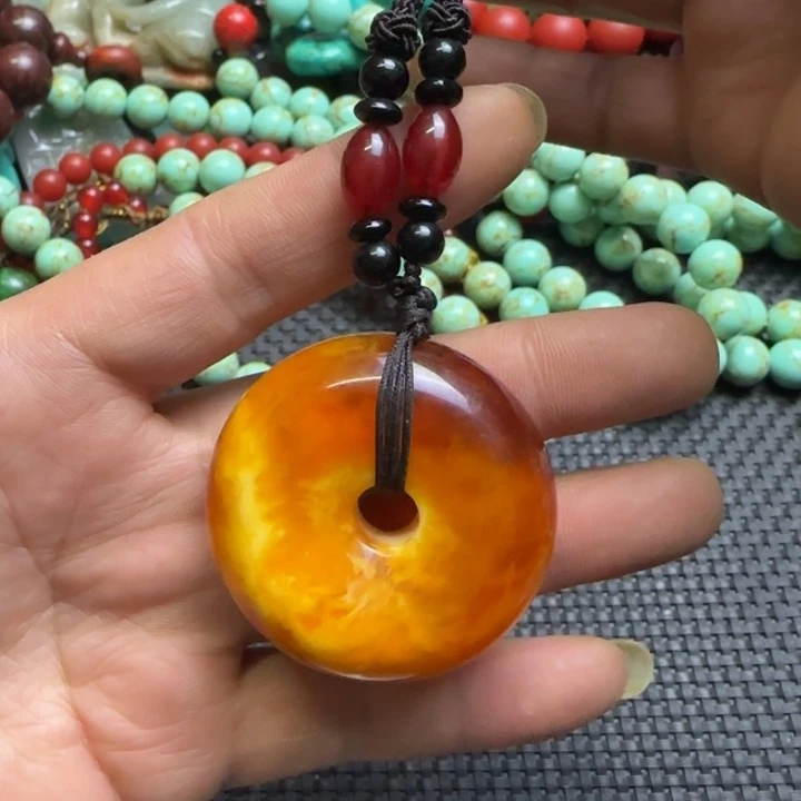 紫金钵盂菩提吊坠