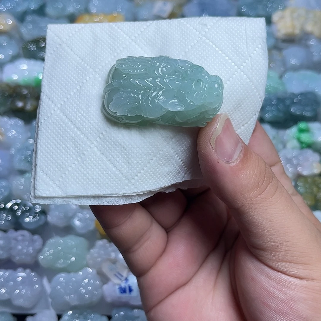 翡翠未镶嵌颈饰天然