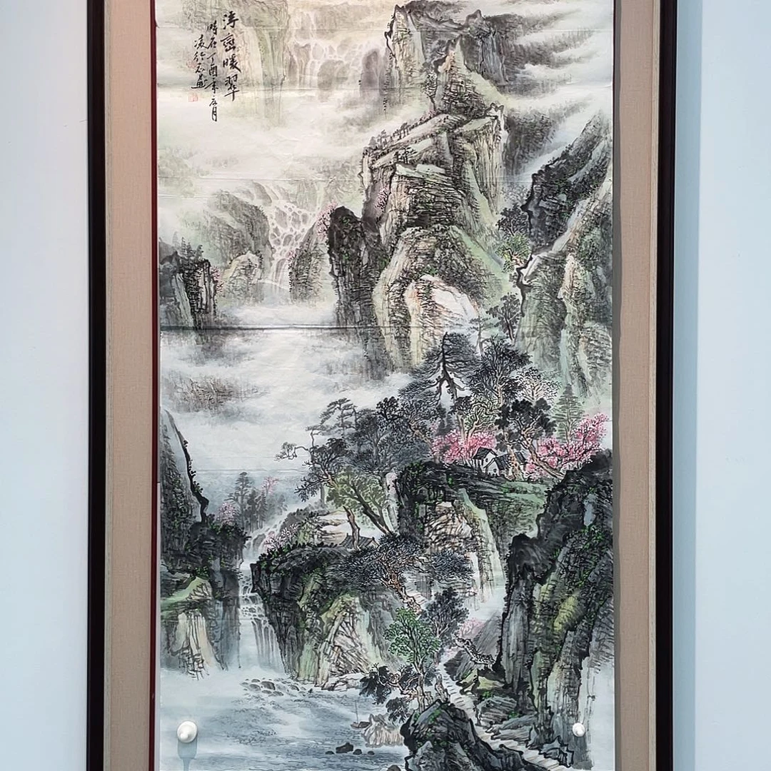 国画凌行志老师手绘国画精品