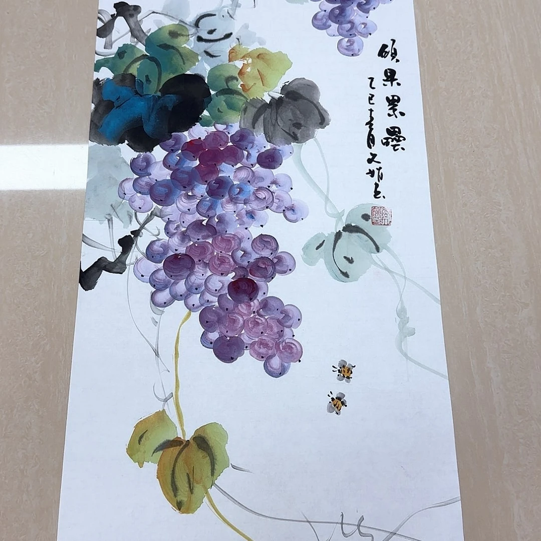 国画国画作品展。国画