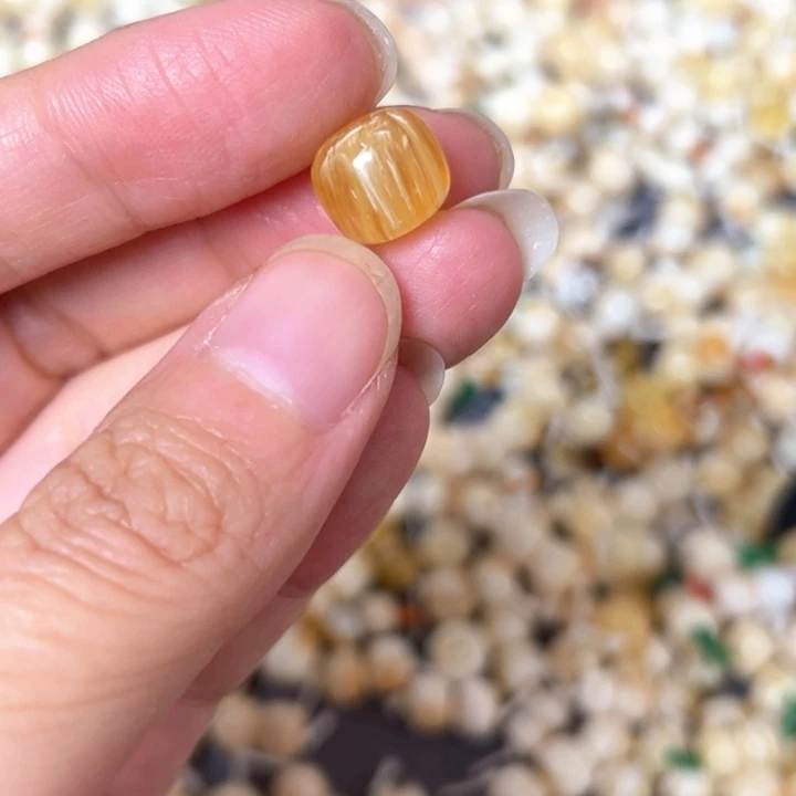 裸石蜜蜡未镶嵌10.2mm一个