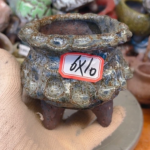 粗陶花盆手工花盆制作