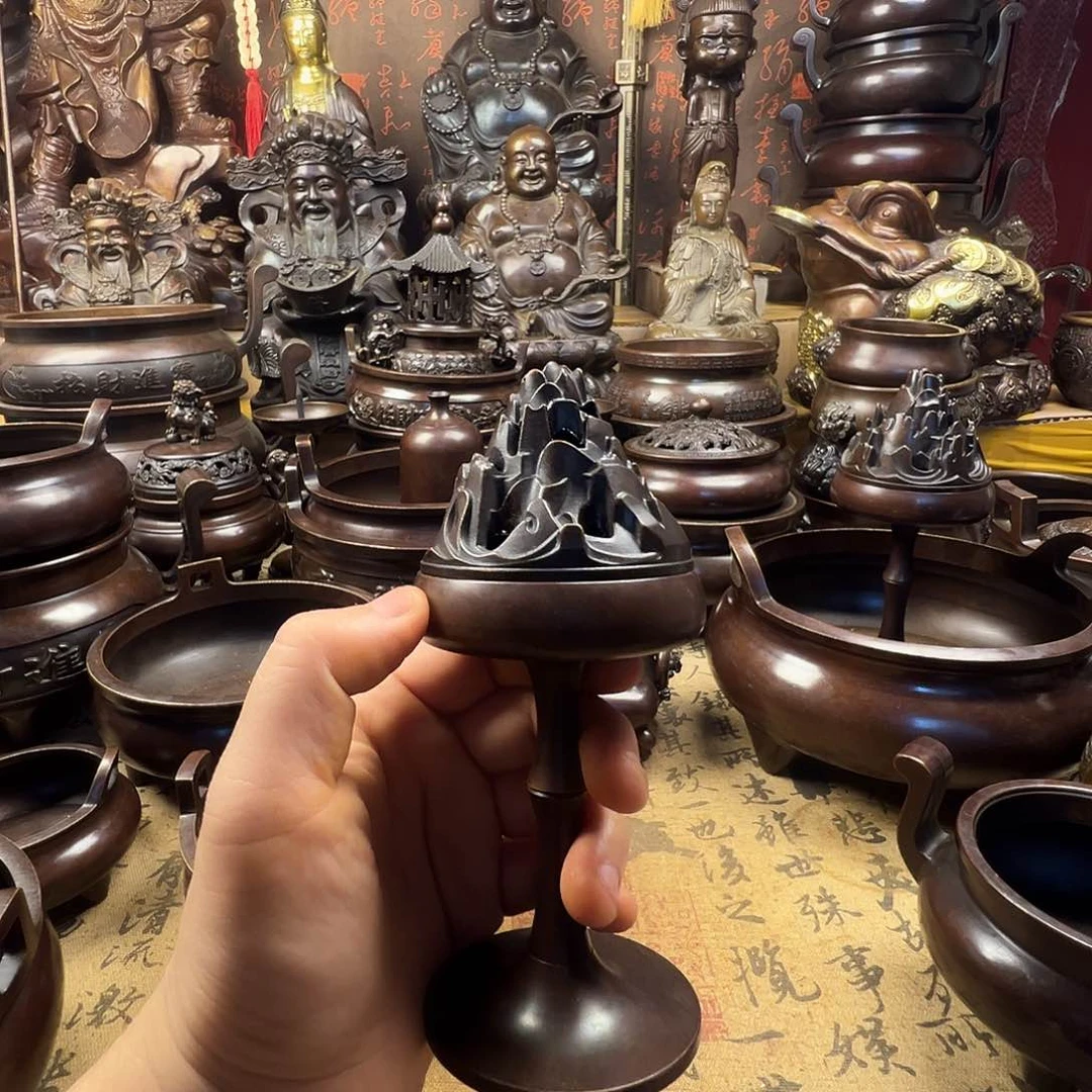 熏香炉铜香炉铜器铜摆件