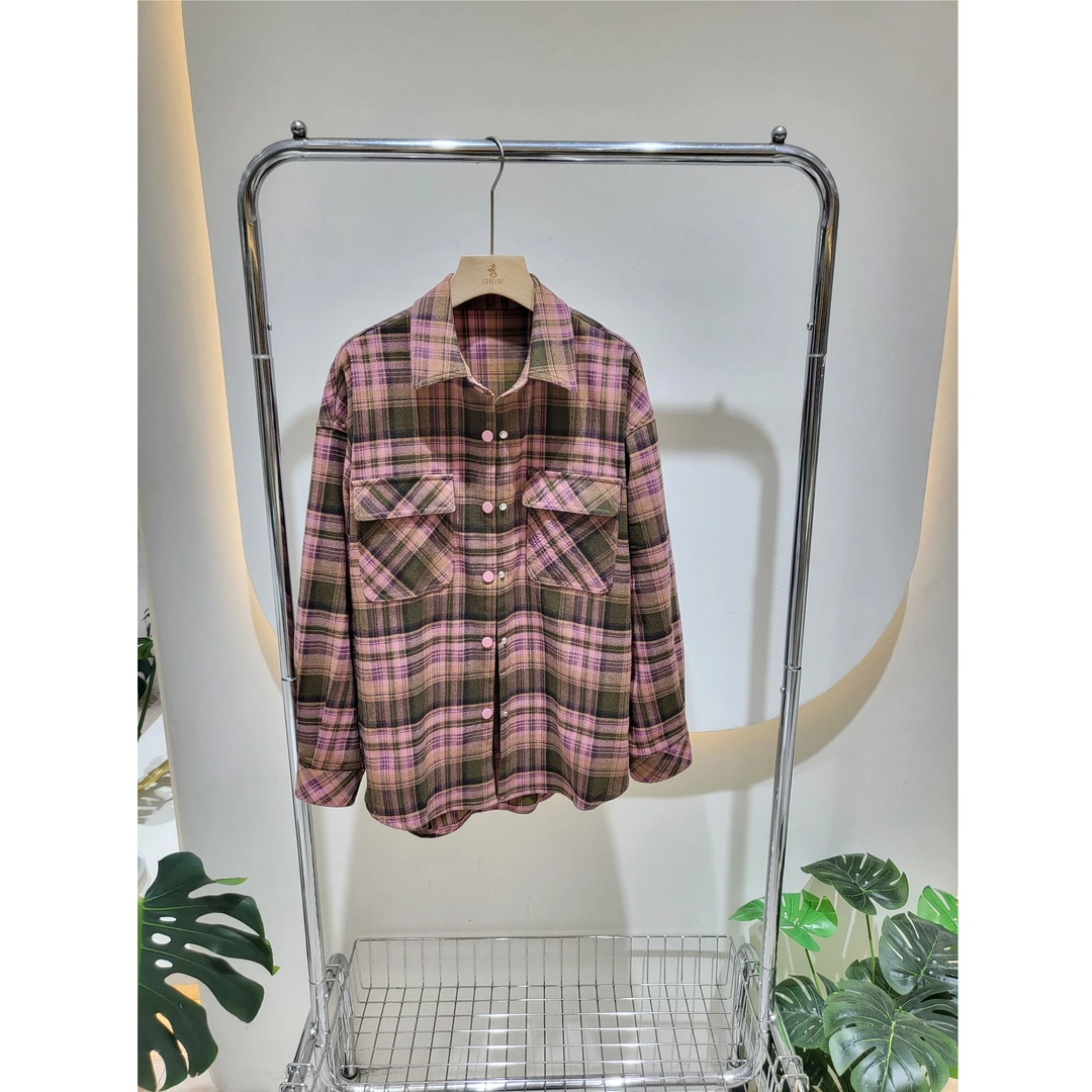 ⭐前短后长⭐磨毛休闲款衬衣外套（卡码拍小）