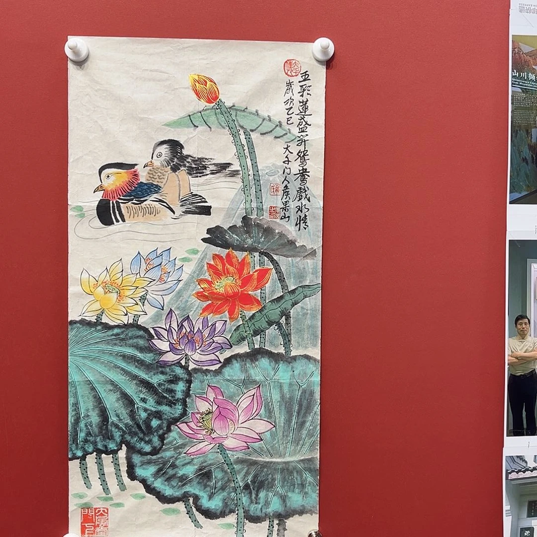 国画侯果山老师国画作品月