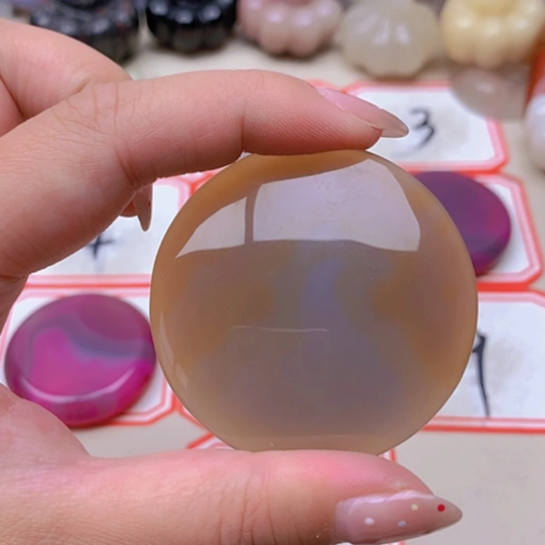 【闪购商品】未镶嵌玛瑙/玉髓珠宝半成品暖*