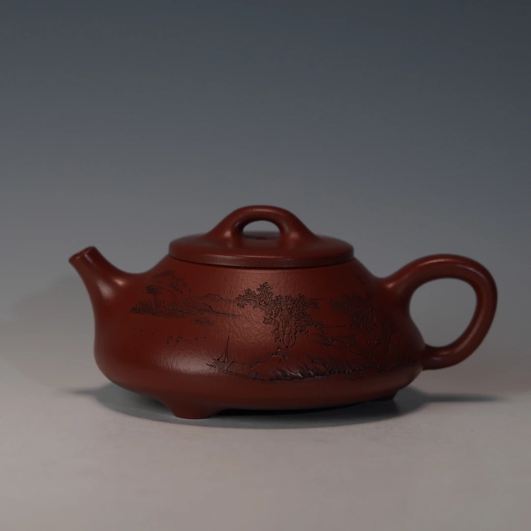 lot.22867 林天强 大红袍心舟石瓢壶 200cc