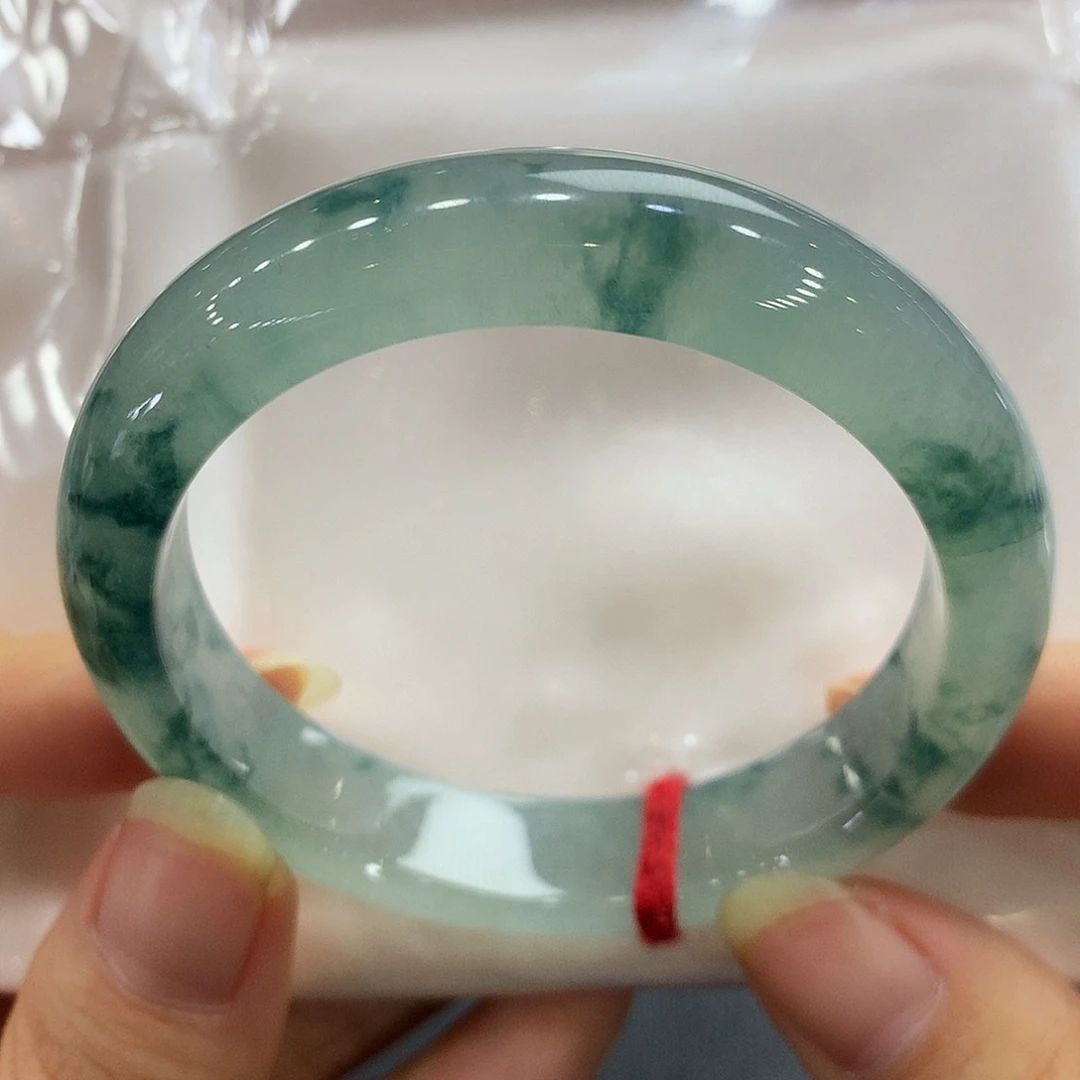 翡翠未镶嵌手镯翡翠手镯52.7