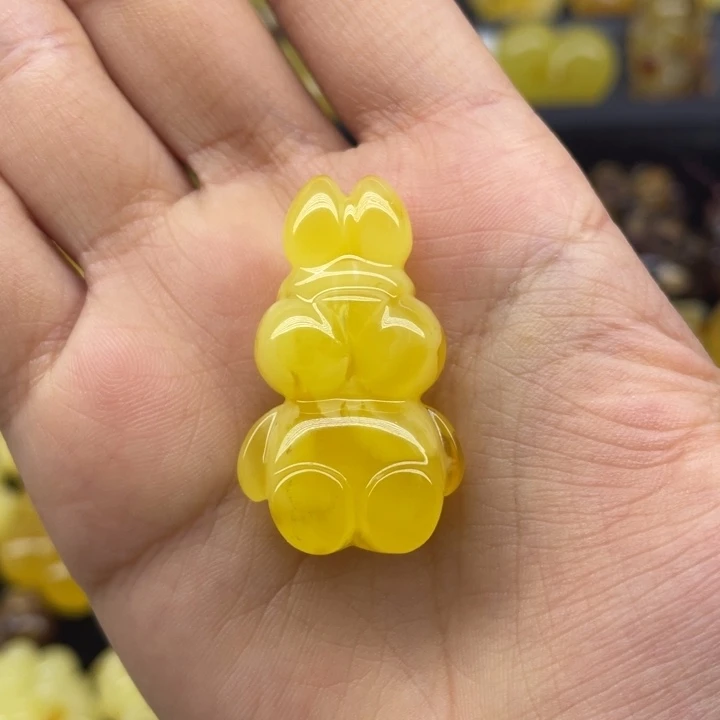 琥珀未镶嵌裸石天然琥珀蜜蜡
