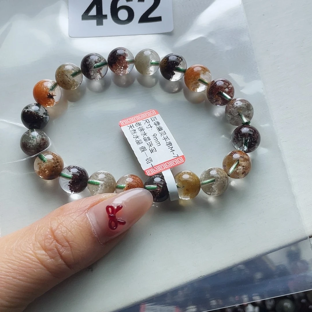 水晶手串462。未镶嵌晓*?