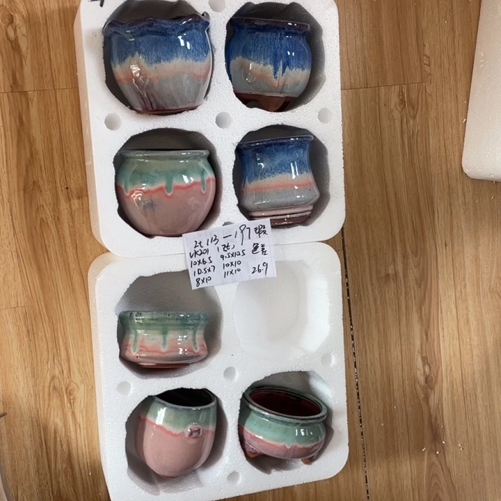 粗陶多肉花盆微瑕197