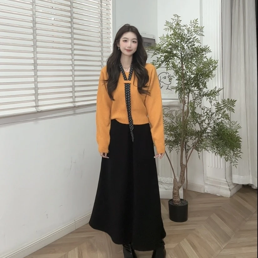 IEF/爱依服2025秋冬新款法式优雅气质时尚百搭设计感毛织蝙蝠衫