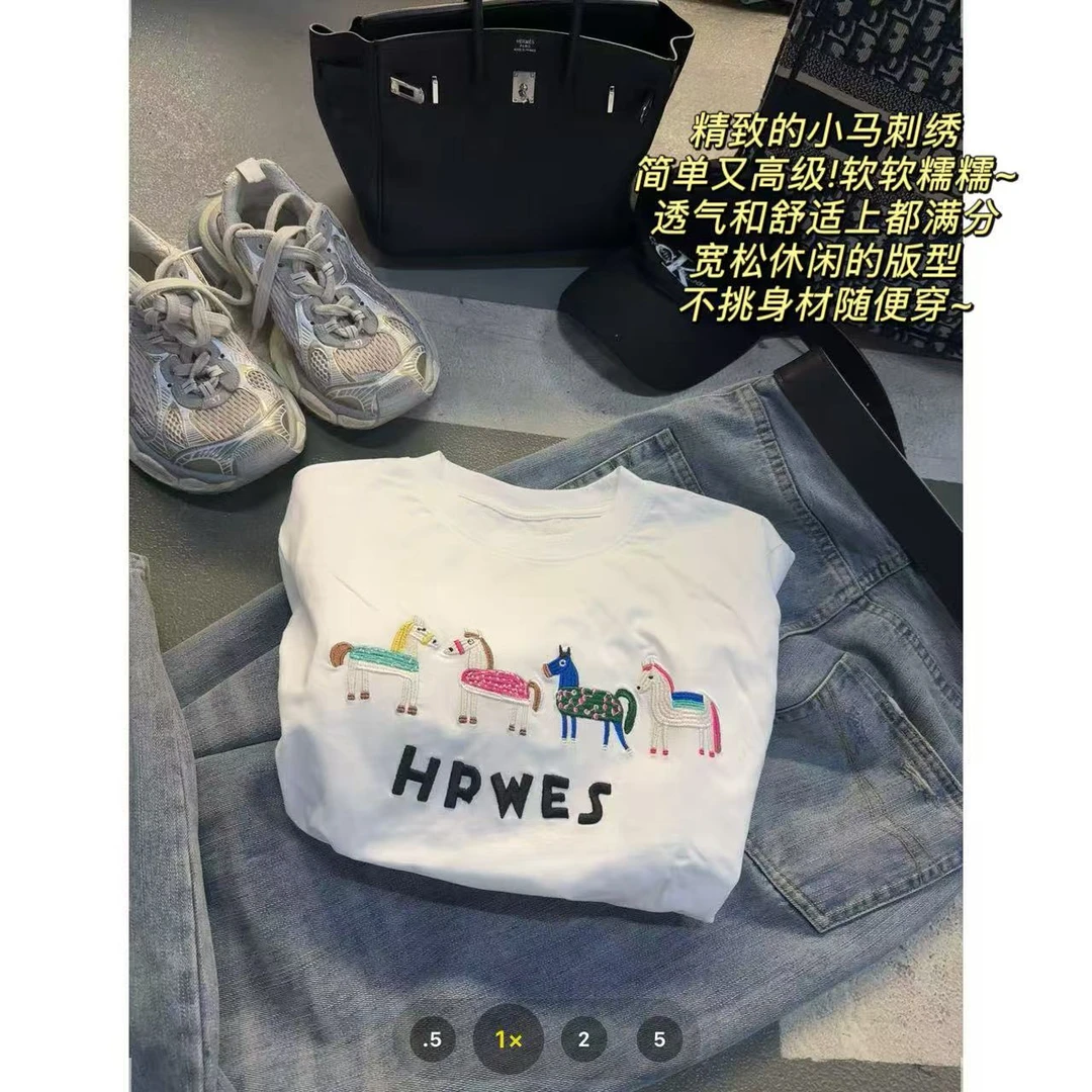 徐秋阳  驷马难追(常规版型）百搭时尚休闲显瘦显白短袖12316