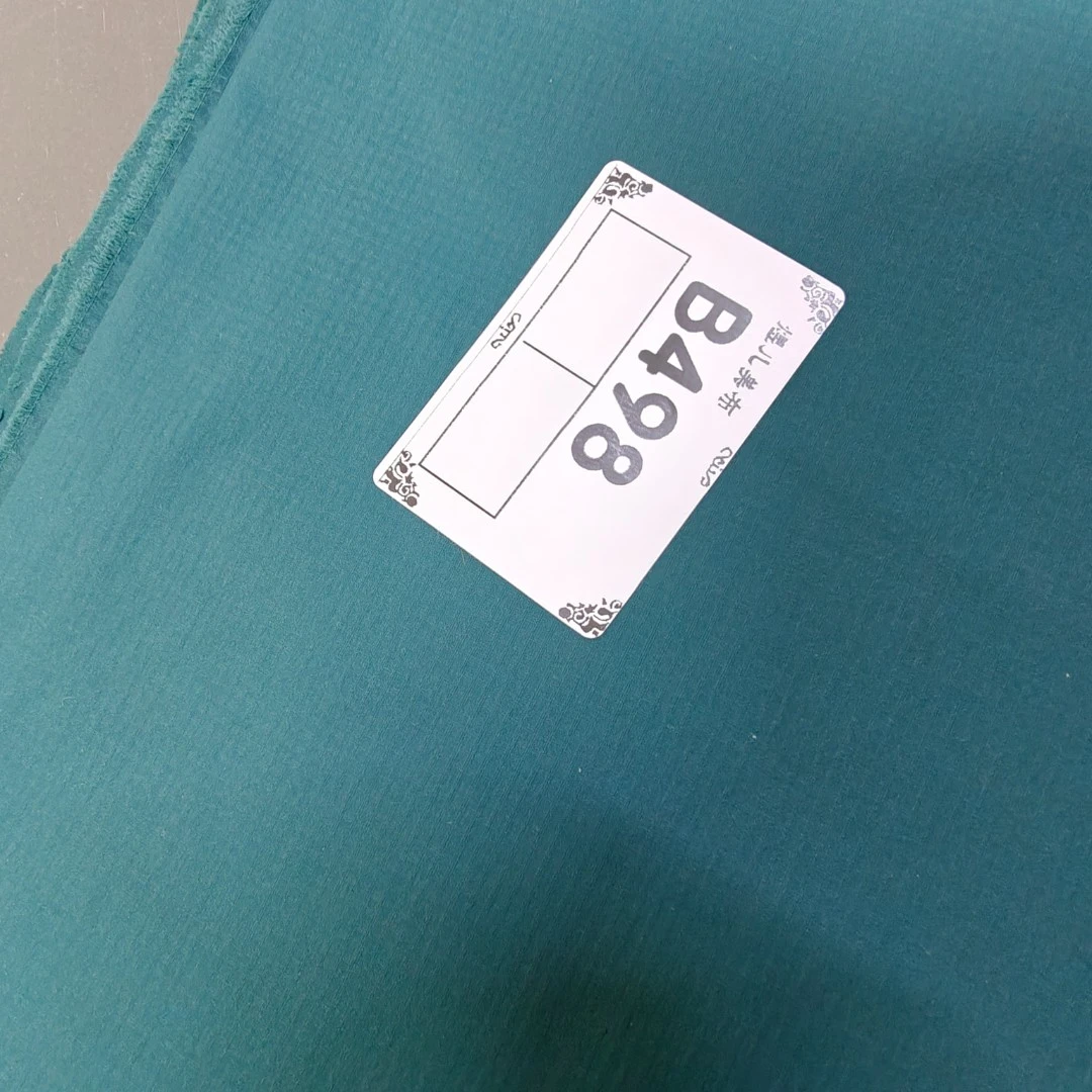 498沙青绿塔丝隆布料