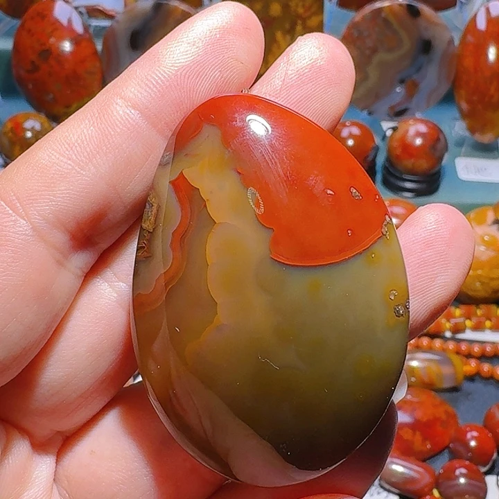 未镶嵌玛瑙/玉髓珠宝半成品
