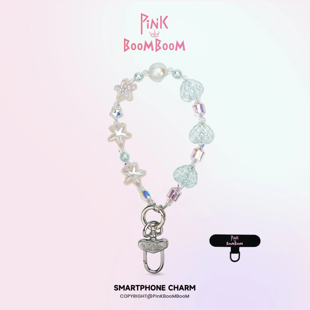 PinKBooM原创粉珊瑚ins超美手机链女挂饰精致时尚手腕挂绳