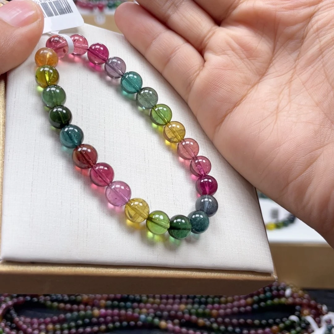 碧玺手串未镶嵌7.5mmmmmmmmmm