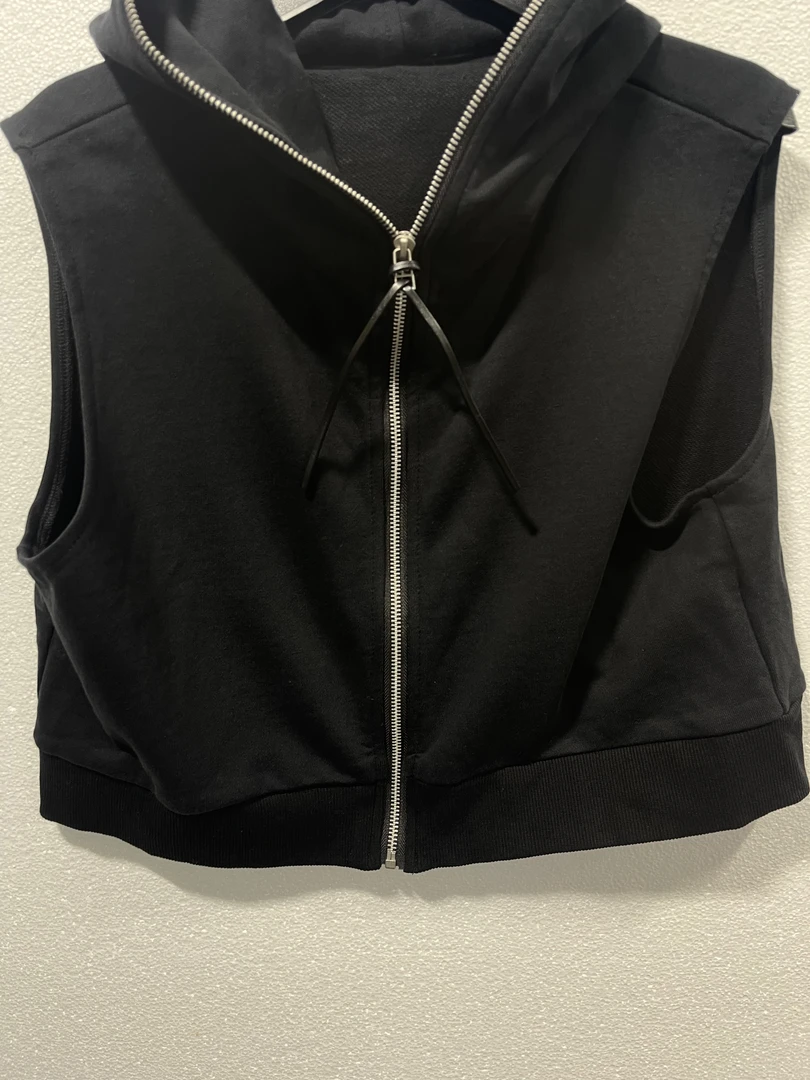 1617[傅大仙定制】INS运动短外套时尚极简风女装