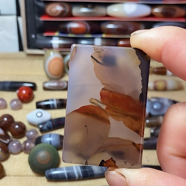 玛瑙/玉髓合金颈饰