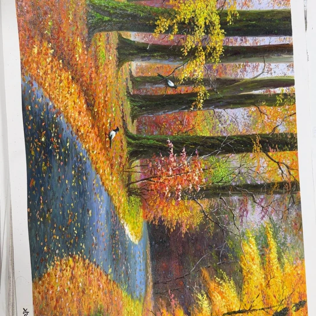 油画加油加油努力加油加油