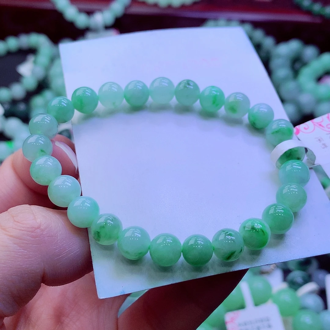 翡翠未镶嵌毛衣链