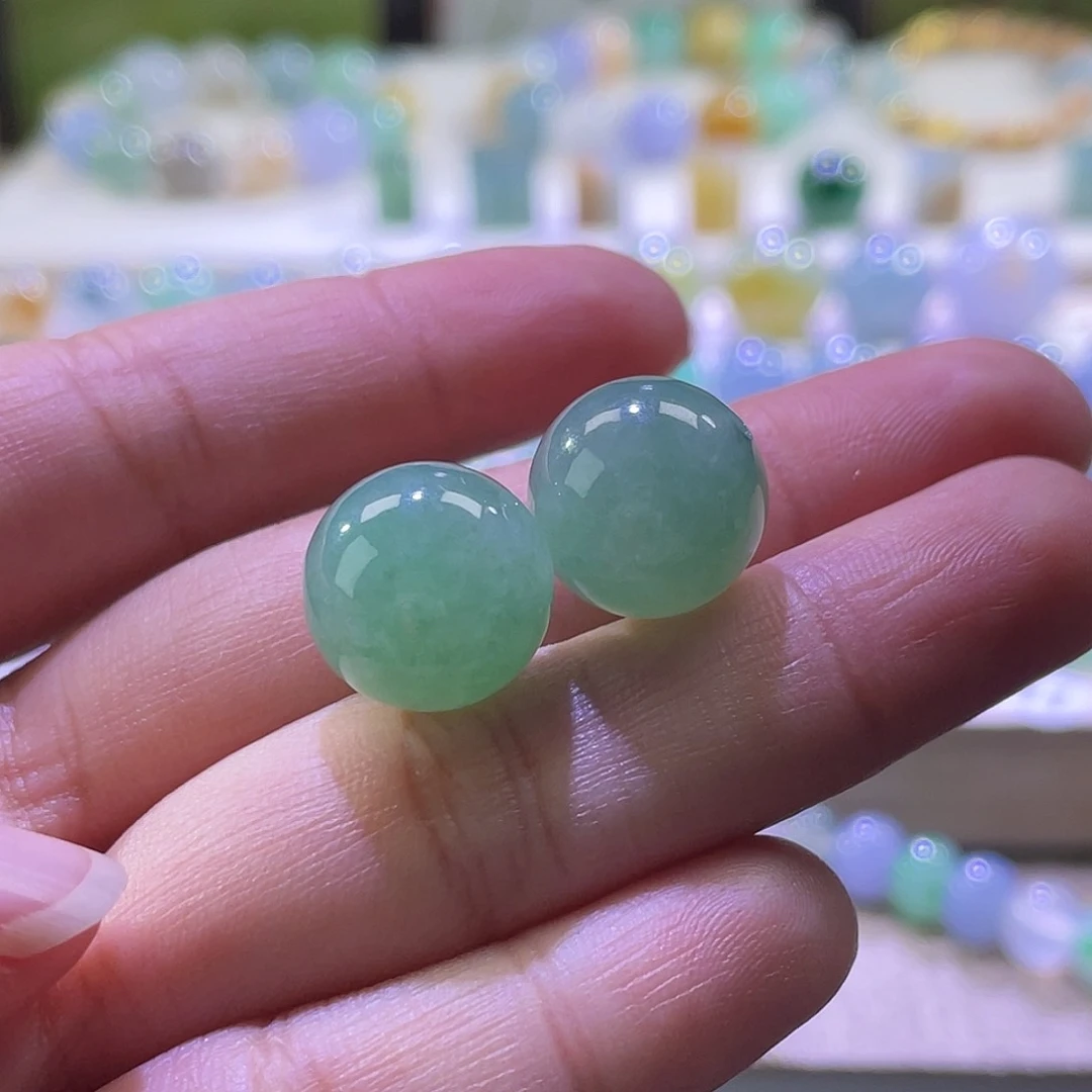 散珠翡翠展示勿拍缅甸翡翠a货卡13+发其一