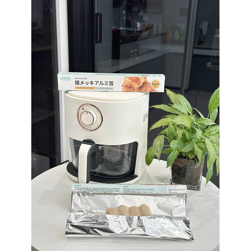 K241960  2卷装装 HOROYA铝箔锡纸卷 空气炸锅专用烘焙红纸cl