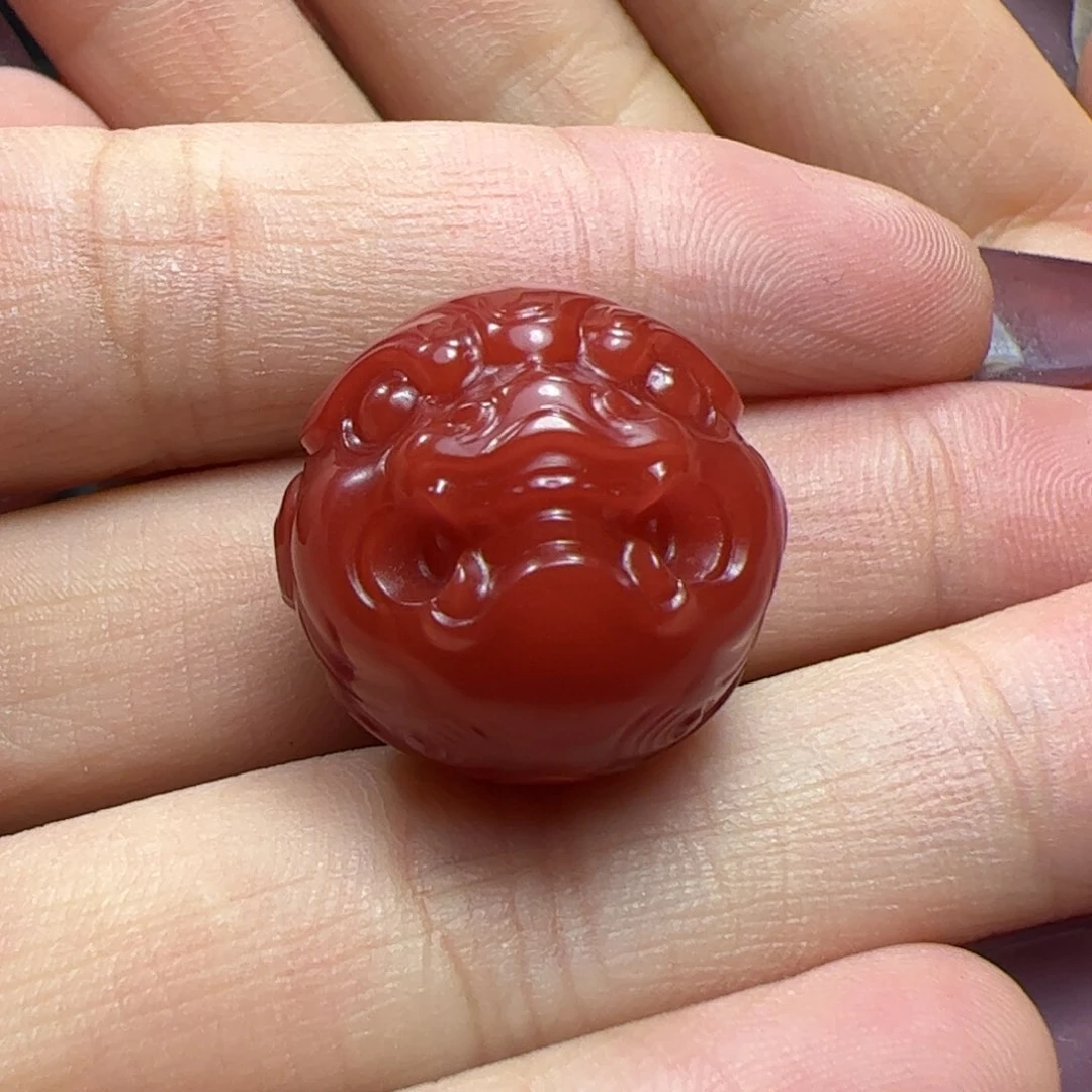 未镶嵌兽珠南红玛瑙