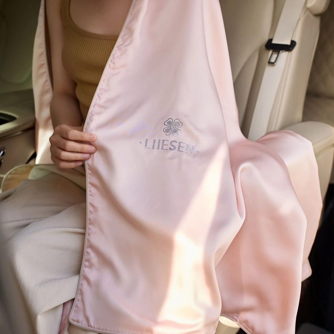 【LIIESEN】兰精天丝TENCEL™披肩毯 午休毯 多功能盖毯 办公室沙发