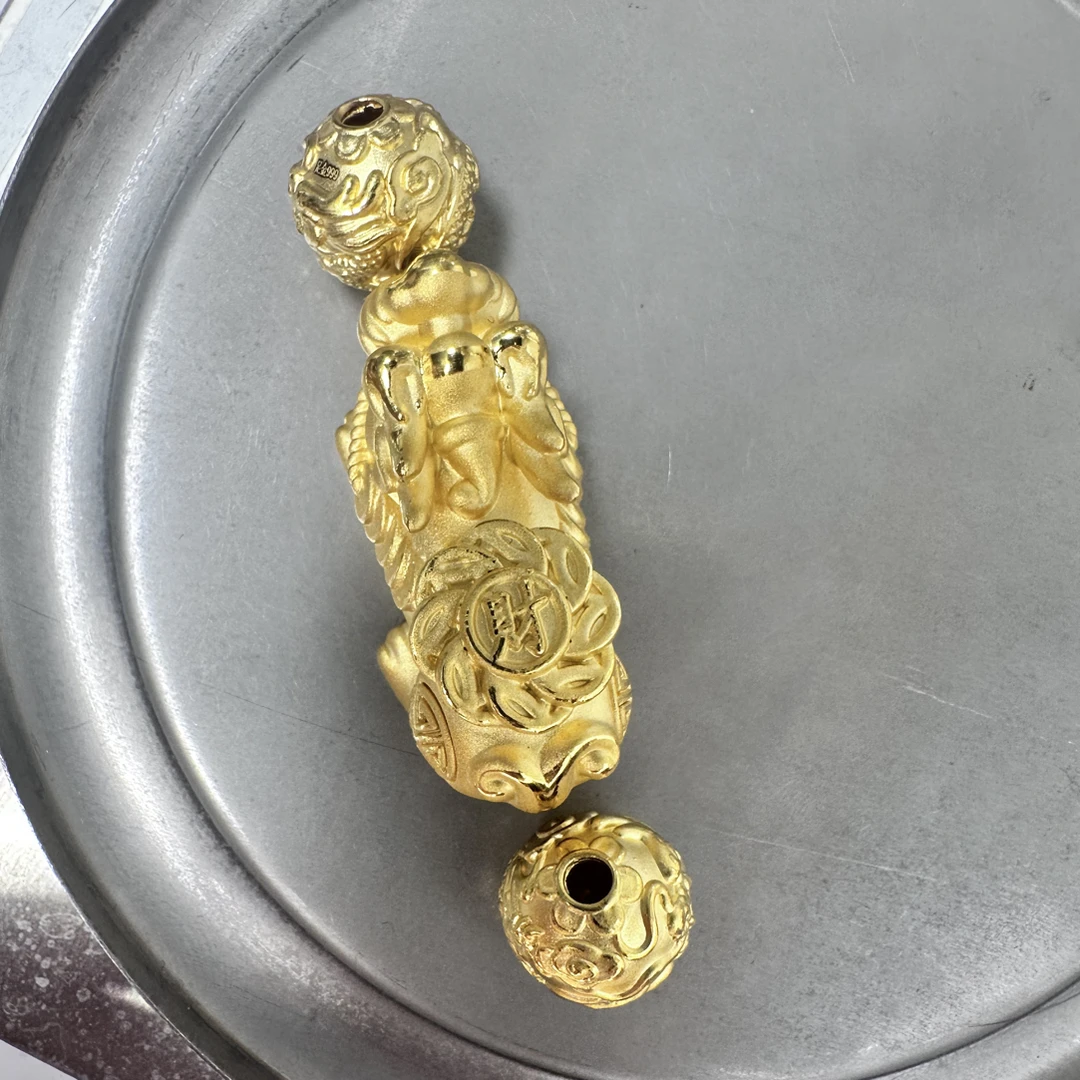 10.66克足金999貔貅转运珠