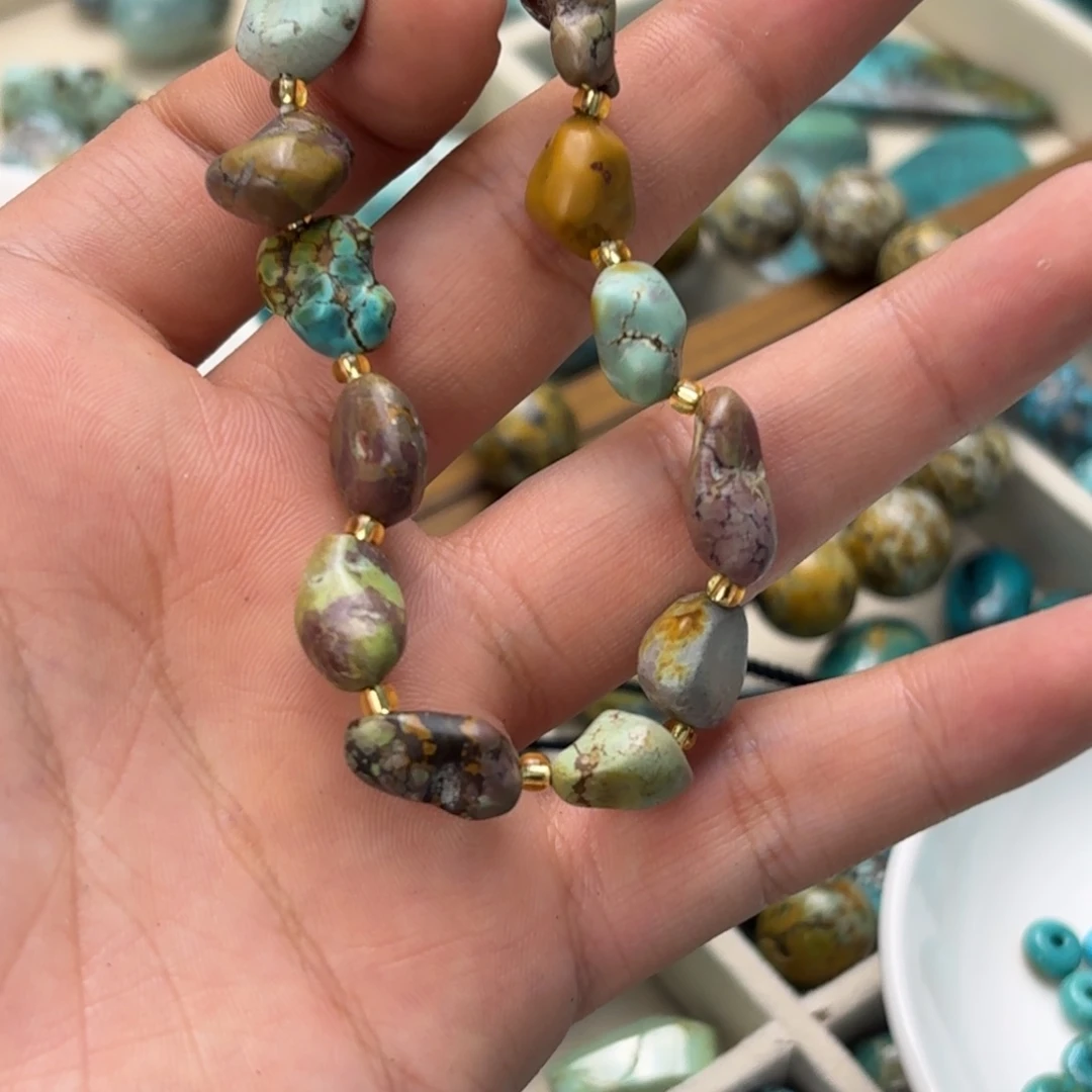 南红玛瑙未镶嵌绿松石