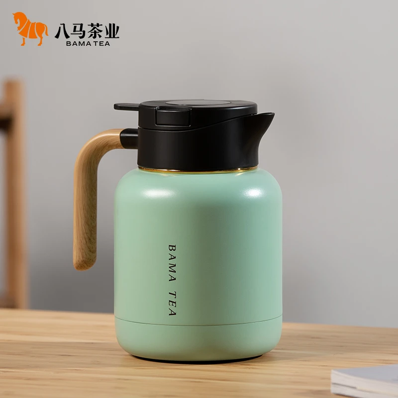 八马茶业过滤焖泡壶1.5L大容量户外神器便携轻奢数字温显车载简约