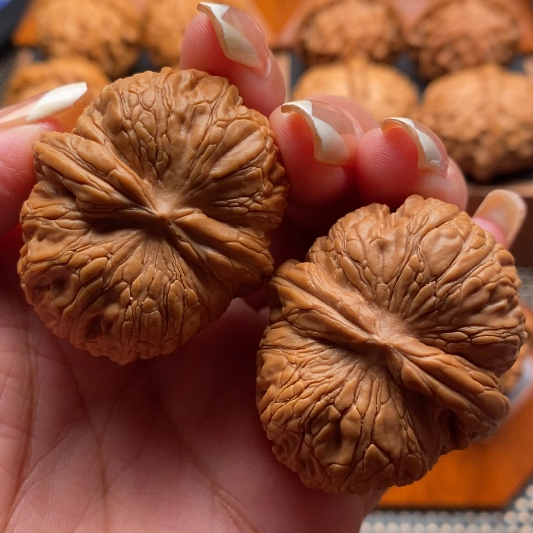 把件文玩核桃40尺全品平谷元宝