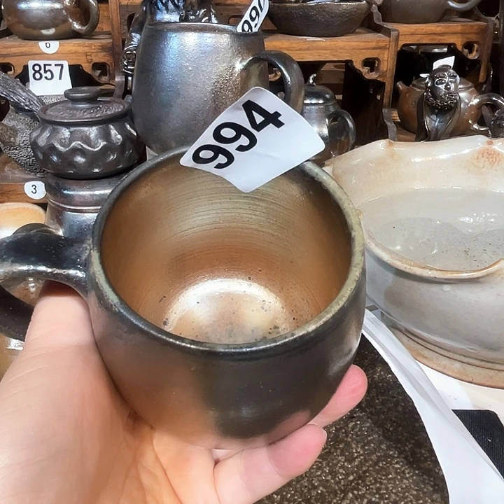 杯高温柴烧陶泥马克杯