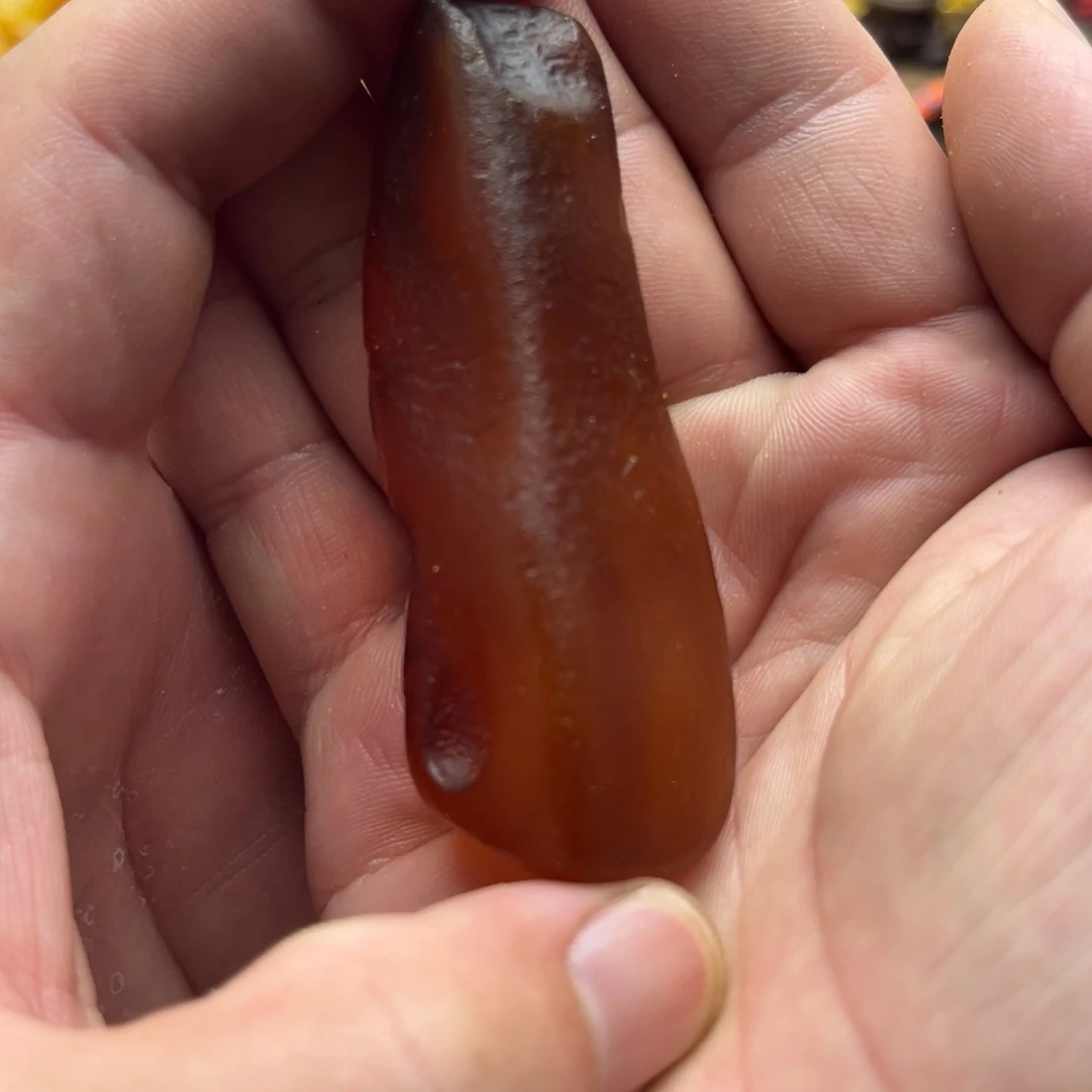 定制琥珀未镶嵌蜜蜡定制手把件