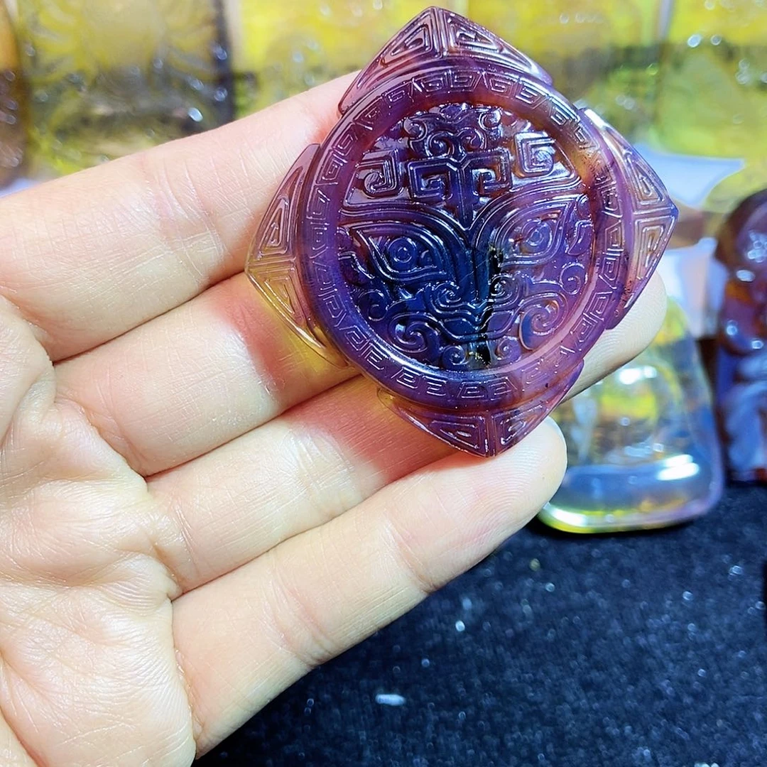 琥珀颈饰未镶嵌玉粽